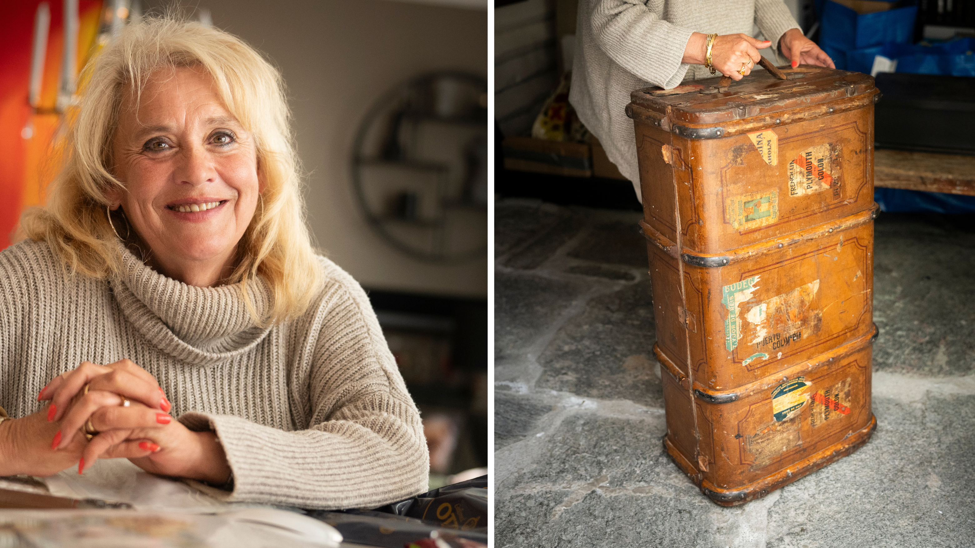 Drømmen om Amerika: Ann Iren Sem-Henriksen gleder seg stort over at seilasen snart er i gang. Amerikakisten er allerede pakket uker før avreise 