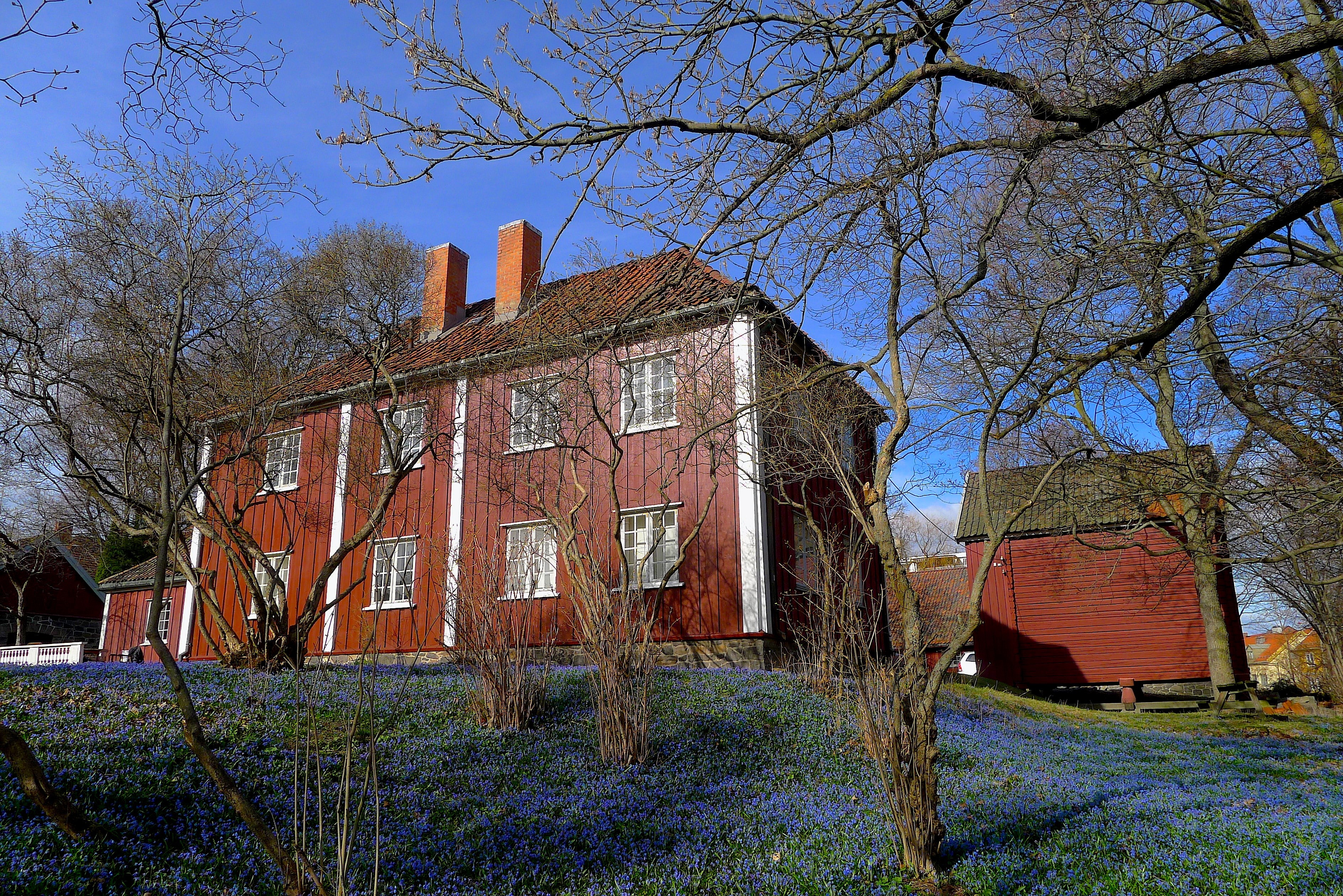 Hovedhuset på Vøienvolden gård.
