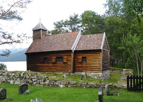 Hestad kapell i Sande i Sunnfjord, Vestland